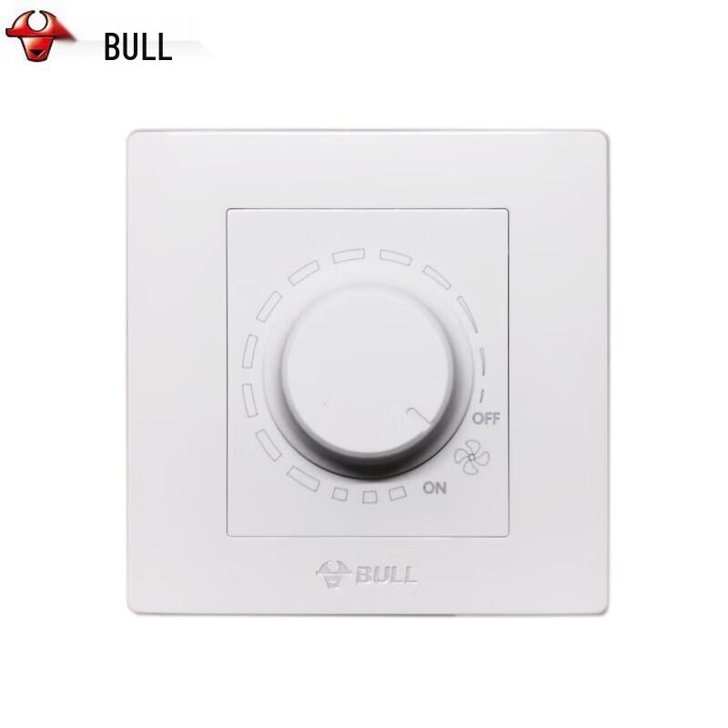 BULL G32 Series 86 Type Speed Control Wall Switch 86x86mm, 250V 16A