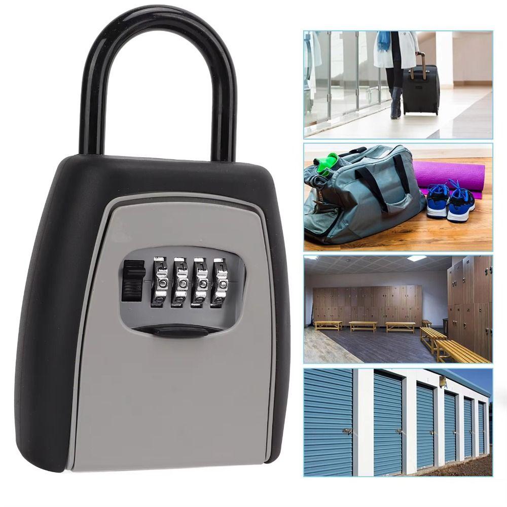 Mechanical Coded Lock Wall Mount Key Storage Box Combination Key Storage Box  Construction Sites