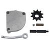 1 Ensemble Pignon d'Entraînement 10 Dents 3 Trous Couvercle d'Embrayage Convient pour Vélos Motorisés 49cc 60cc 66cc 80cc Accessoires