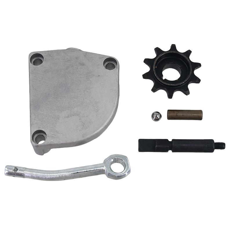 1 Ensemble Pignon d'Entraînement 10 Dents 3 Trous Couvercle d'Embrayage Convient pour Vélos Motorisés 49cc 60cc 66cc 80cc Accessoires