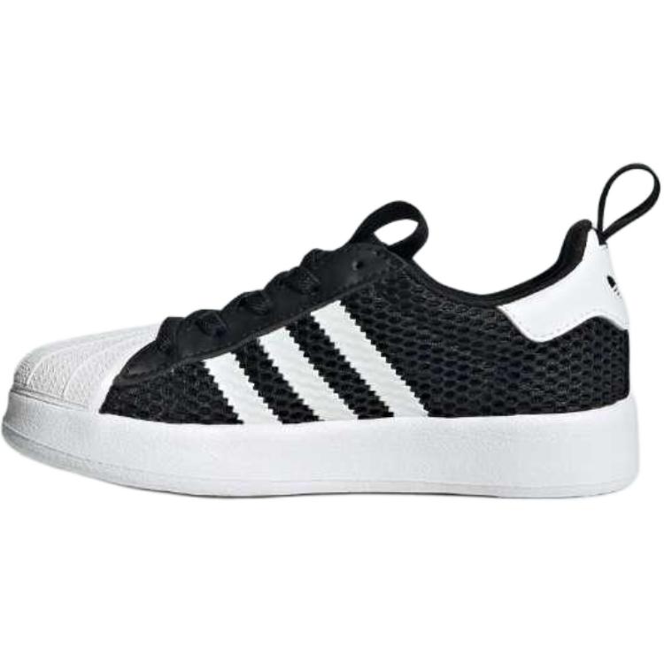 Adidas Originals Superstar 360 Classic Comfortable Low-Top Kids Skate Shoes Kids Sneakers Black White JR7411