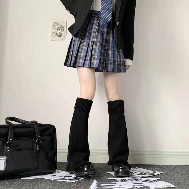 Incalzitoare pentru picioare Lolita Sweet Girl Sosete lungi Y2K tricotate Acoperire calda pentru picioare Incalzitoare pentru brate albe Doamne Toamna Iarna Sosete crosetate Mansete pentru cizme JK
