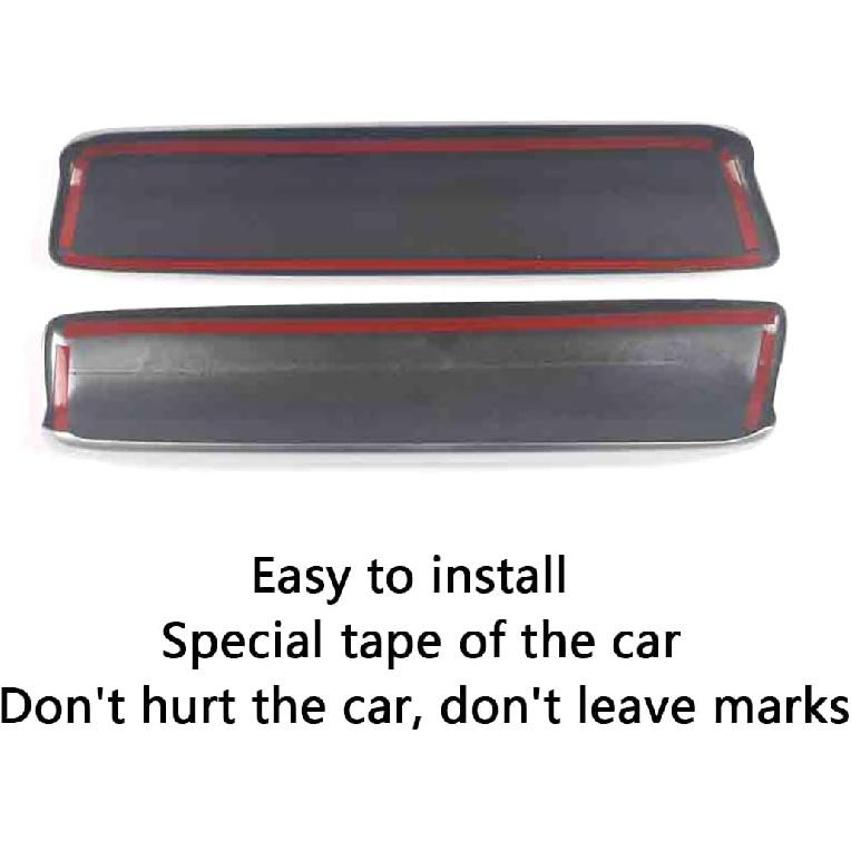 Car Accessories Fit for Toyota Sienna 2021 2022 2023 2024 Interior Center Console Armrest Cover Panel Protect Decorate Trim (Carbon Fiber Grain) ABS