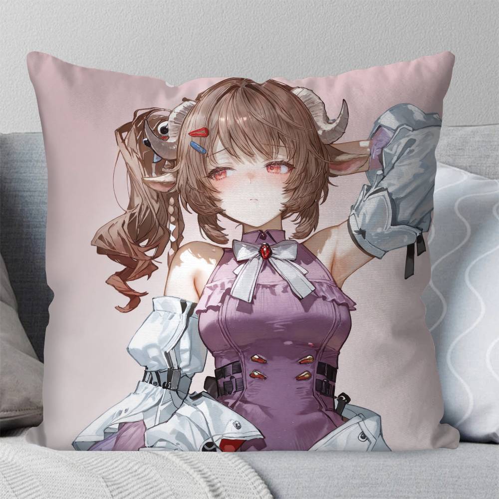 Ardelia Anime AArknights Pillow Case Fashion Square Pillowcase Bedroom Sofa Room Ins Decoration Leisure