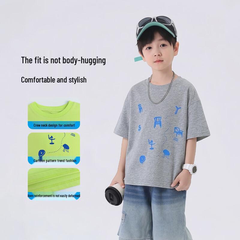 Yoyo Bajka Chłopięca Letnia Koszulka z Krótkim Rękawem