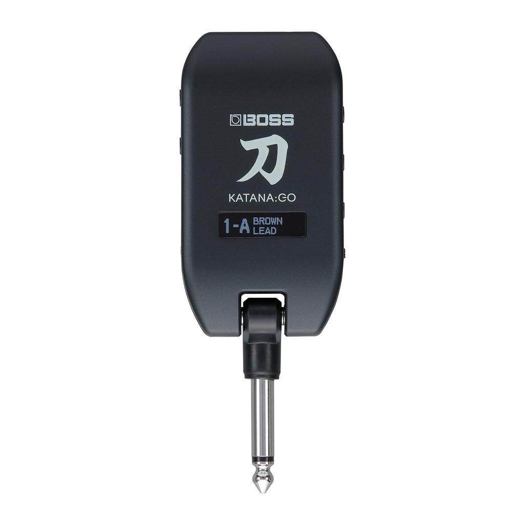 BOSS Personal Headphone Amplifier for Guitar Bass Katana Sound Advanced Spatial Technology Edit Tone and Stream Backing Music via Bluetooth KATANAGO