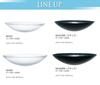 Toyo Sasaki Glass Charmant Coupe Made in Large Round Glass 46167BK Ball, 245mm, Black, Japan, Platter, Plate, Dish, Tableware,