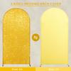 Runtowo 1pc Gold Sequin Arch Cover, Wedding Scene Props,Birthday Party Photography Background Cloth ,Wedding Arch Backdrop Cover
