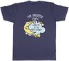 Personalised My Granny Loves me to the Moon Blue Unisexs TShirt Tee Gift Top