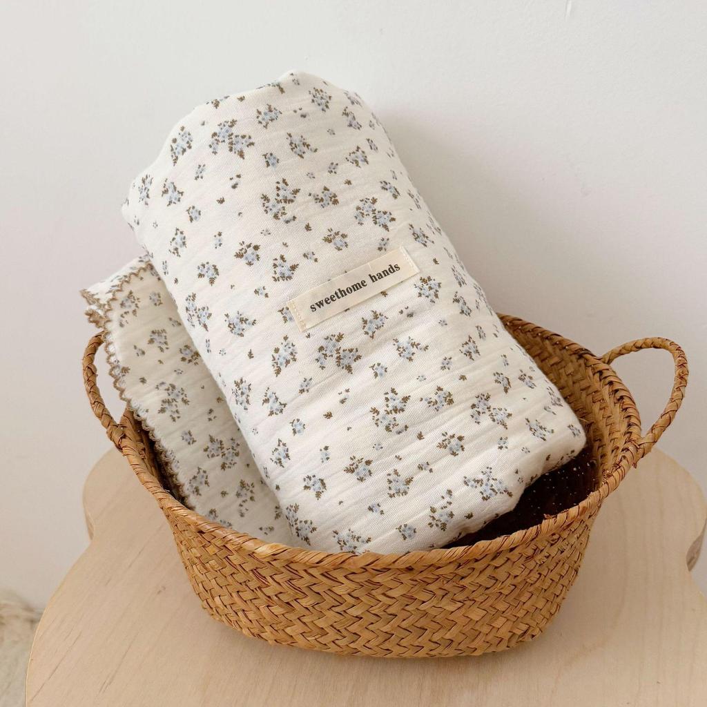 A-Listen Blogger Stil Baby Mullwindel Decke & Pucktuch aus reiner Baumwolle