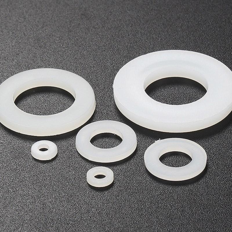 60x Nylon Fitting Rings White Electronic Equipment Components Suitable For Diverse Applications In Various Fields