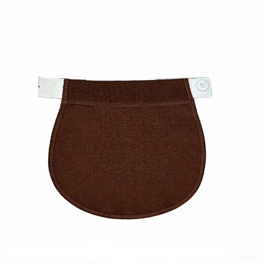 Elastic Cotton Maternity Waist Extender - Adjustable Belly Expansion Belt