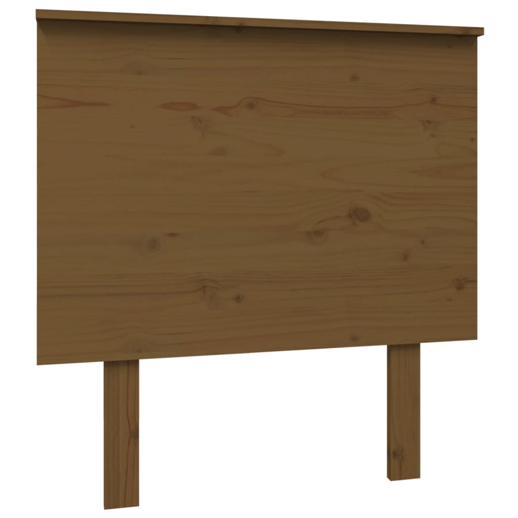 Headboard Honey Brown 79 X 6 X 82.5 Cm Solid Pine Wood