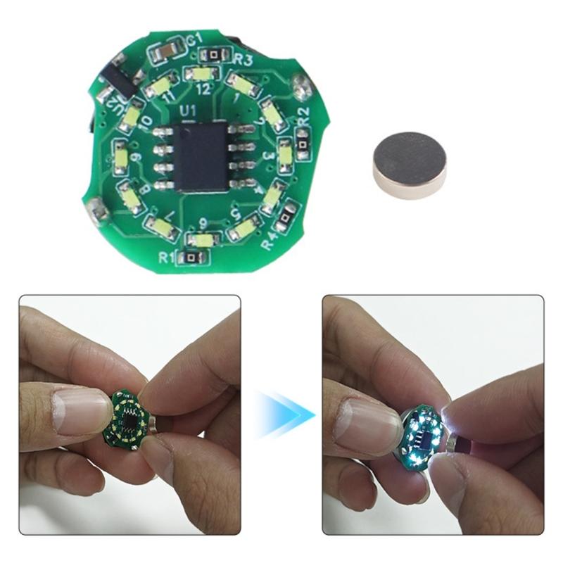 Energy Efficient 3V LED Light Board with Magnetic Switches for Cabinet and Drawer Illumination for Electronic Hobbyists