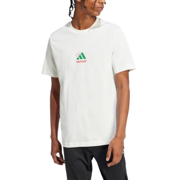 Adidas Free Shipping With AdiClub Lounge Pizza Graphic Tee JJ4016