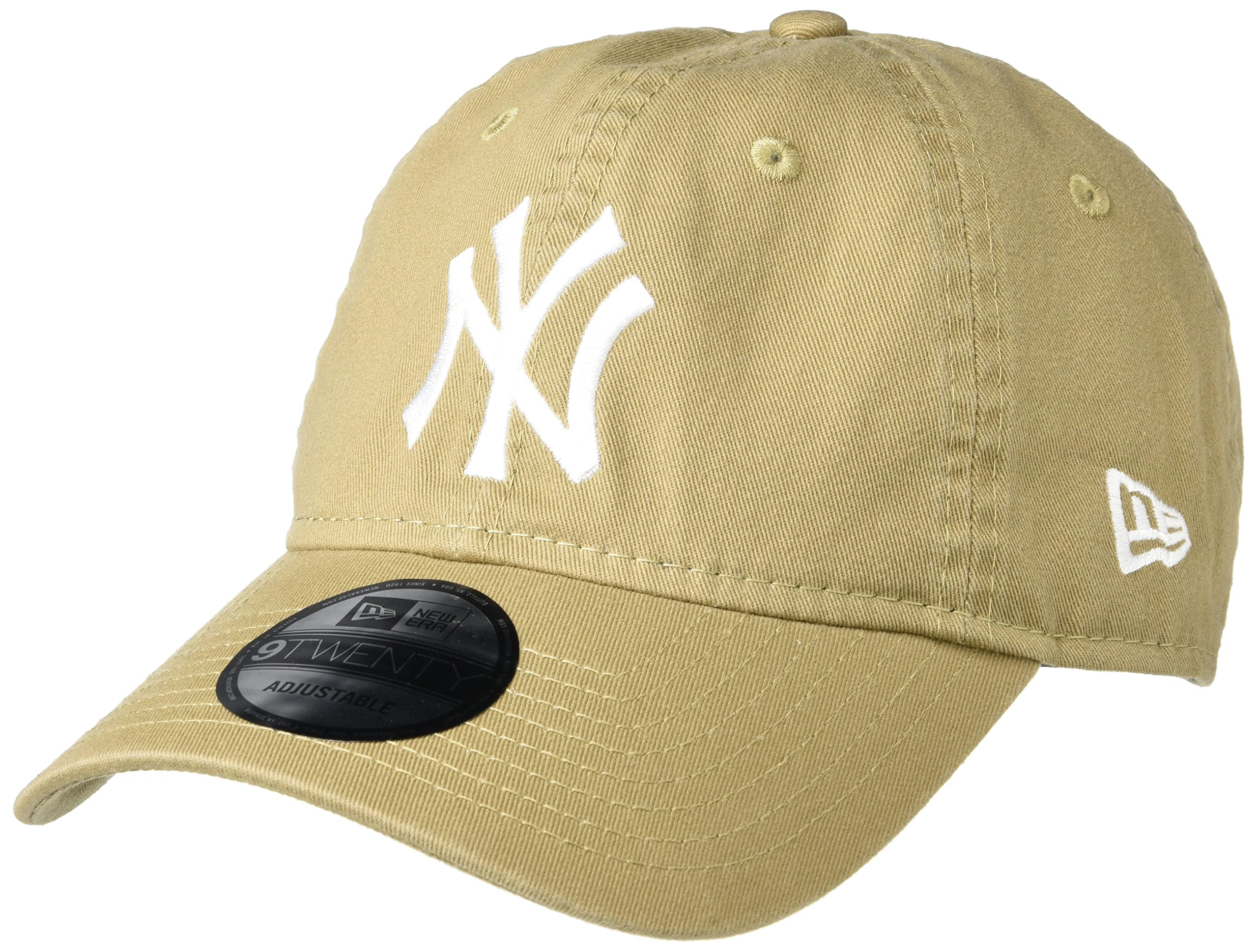 

New Era 9TWENTY Low NY Свободный размер 920 Выстиранный Нейян Размер 23J Кепка, MLB, Хаки/Белый, Хаки,