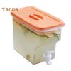 3.9L Water Dispenser with Faucet Leakproof Iced Tea Pitcher for Fridge BPA-Free Juice Container for Summer Drinks