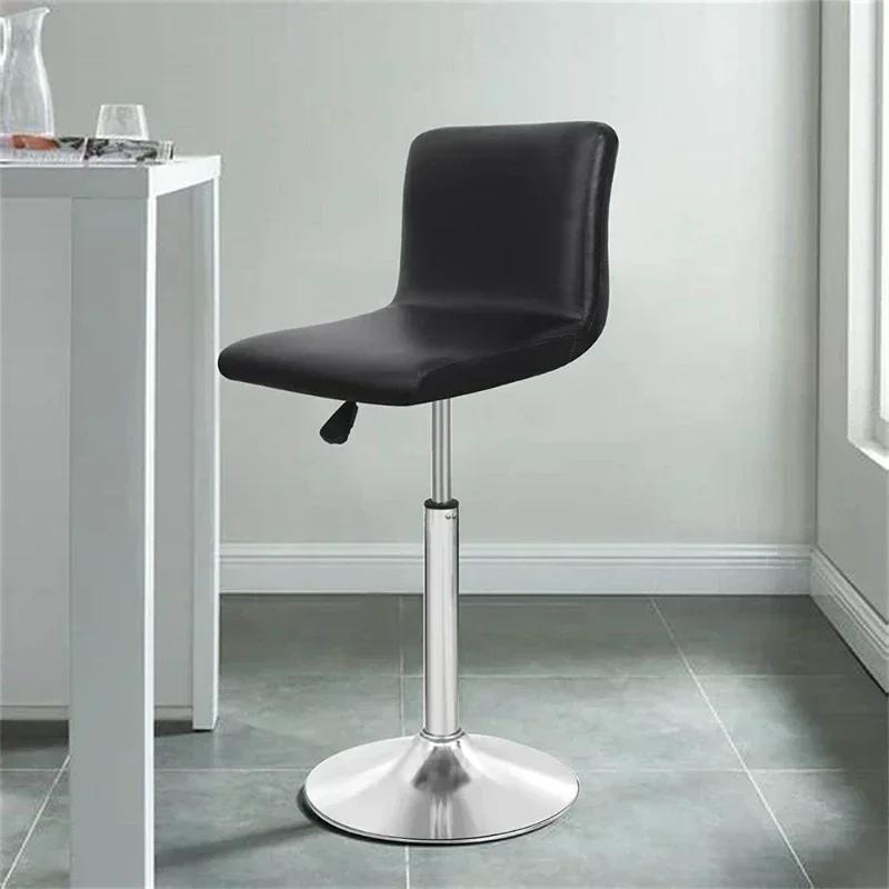 1PC Waterproof Stretch Bar Chair Cover Pu Leather Short Back Chairs Covers Removable Lift Chair Slipcover for Hotel Banquet Club
