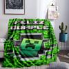 Mine-craft game Blanket Lightweight Ideal Bedding Blanket Perfect for Travel, Camping, Living Rooms, Offices, Sofas, Fan Christmas gift