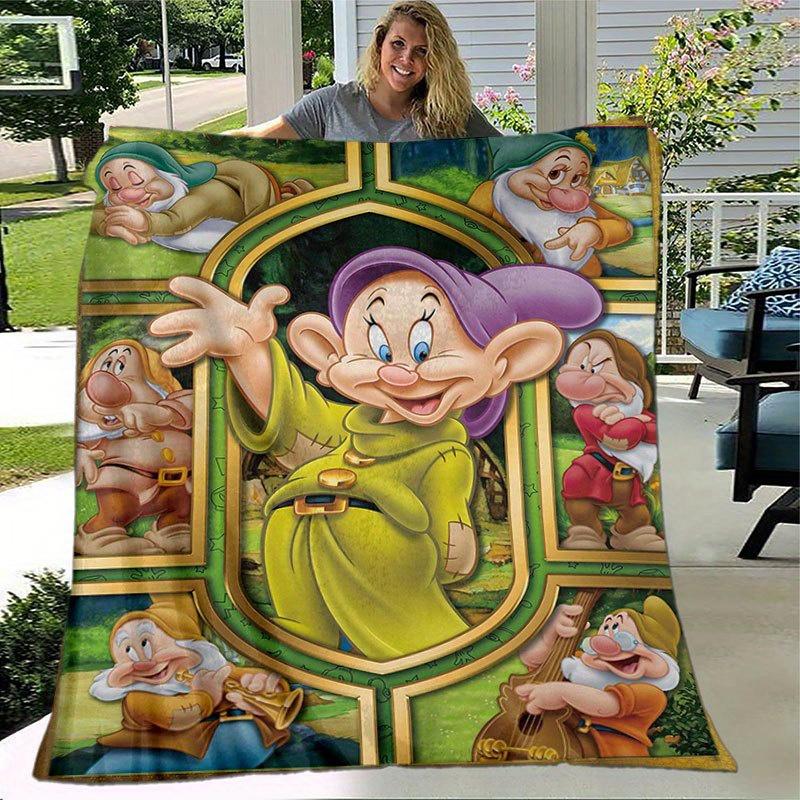 Manta de Dibujos Animados Los Simpsons, Manta Cálida Linda de Felpa Corta, Decoración del Hogar para Sala de Estar Sofá Cuatro Estaciones Viaje