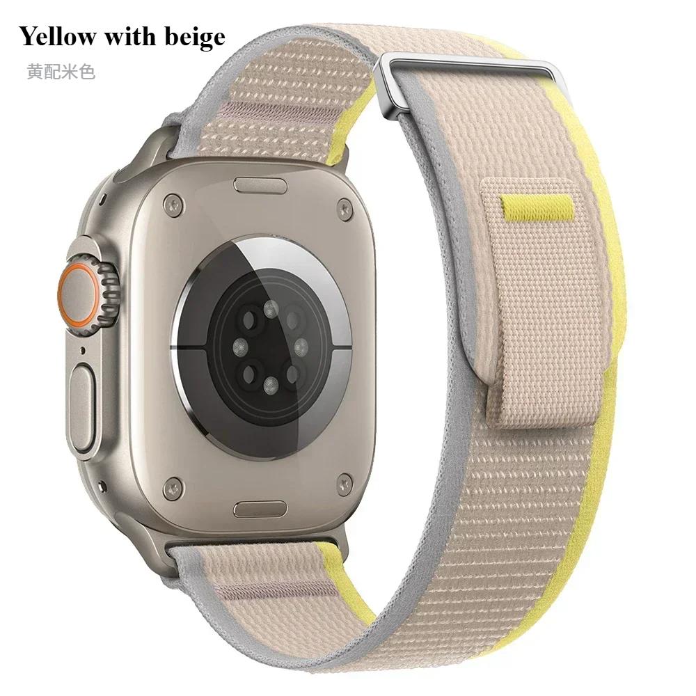 Trail Loop Strap For Apple Watch Series 10 46mm 42mm Sports Nylon Wristband iWatch Ultra 2 49mm 9 8 7 6 5 4 SE 45mm 41mm 44mm 40mm Band
