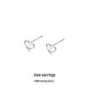 Elegant S999 Pure Silver Stud Earrings for Women – Simple, Versatile, Care-Friendly, and Perfect for All-Day Wear.