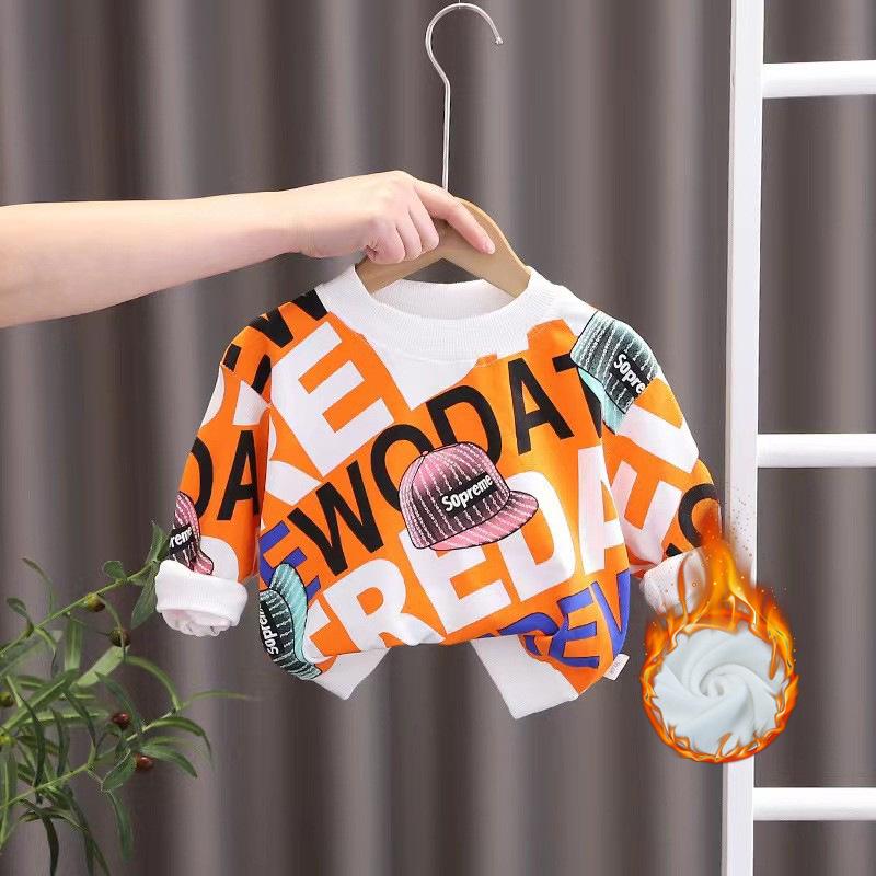 

Модный осенний комплект из двух предметов для мальчиков - трендовая детская повседневная одежда Size 100 - Height 95 cm