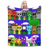 Cartoon Sprunki Music Game Blanket Fleece  Soft Throw Blanket for Bedding Couch Bed Rug