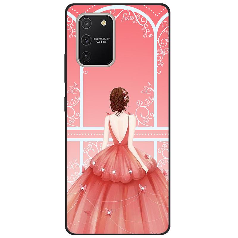 For Samsung Galaxy S10 Lite Case G770F Silicone Black Soft Back Cover for Samsung S10 Lite Case 2020 TPU S10Lite Cover S 10 Lite