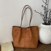 Autumn and Winter Suede Bag Women's New Sense Retro Versatile Commuter Tote Bag Large Capacity Bag