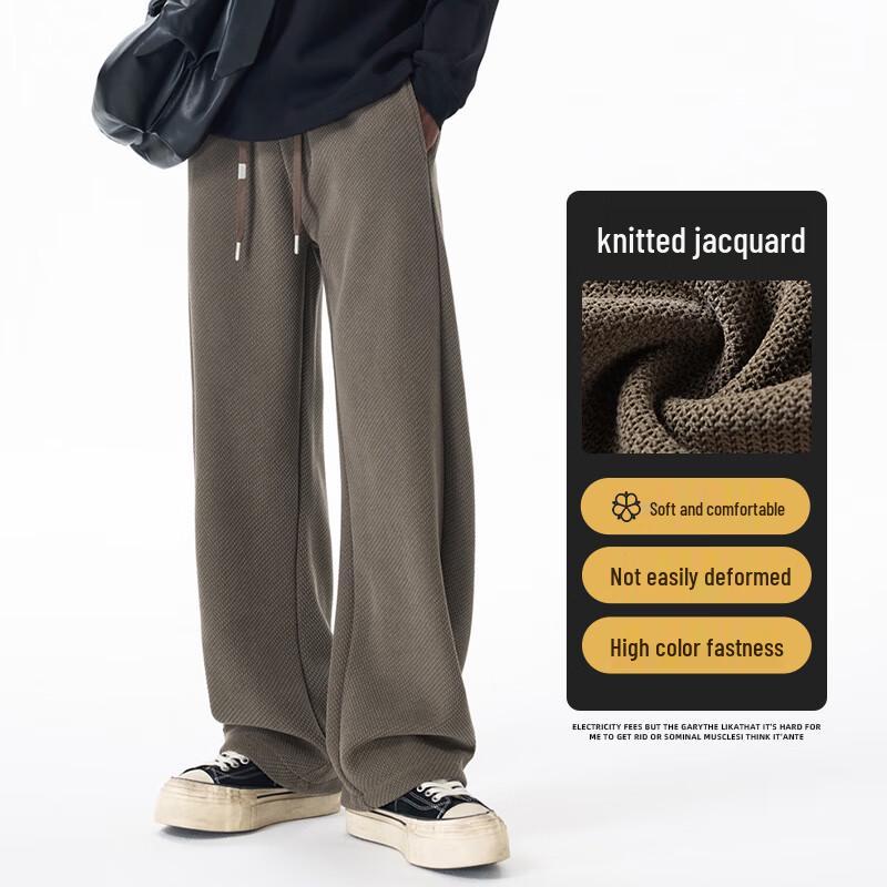 JEEP SPIRIT Men's Loose Fit Straight-Leg Sweatpants