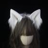 New Hand Made Cat Fox Ears Head Band LOL Cosplay DIY Ear Lolita White Pink Hairband Headwear for Women Girls Costume Accessories