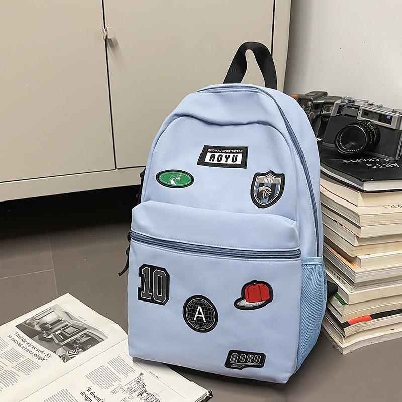 Print Student Schoolbag Unisex Lightweight Large Capacity Backpack