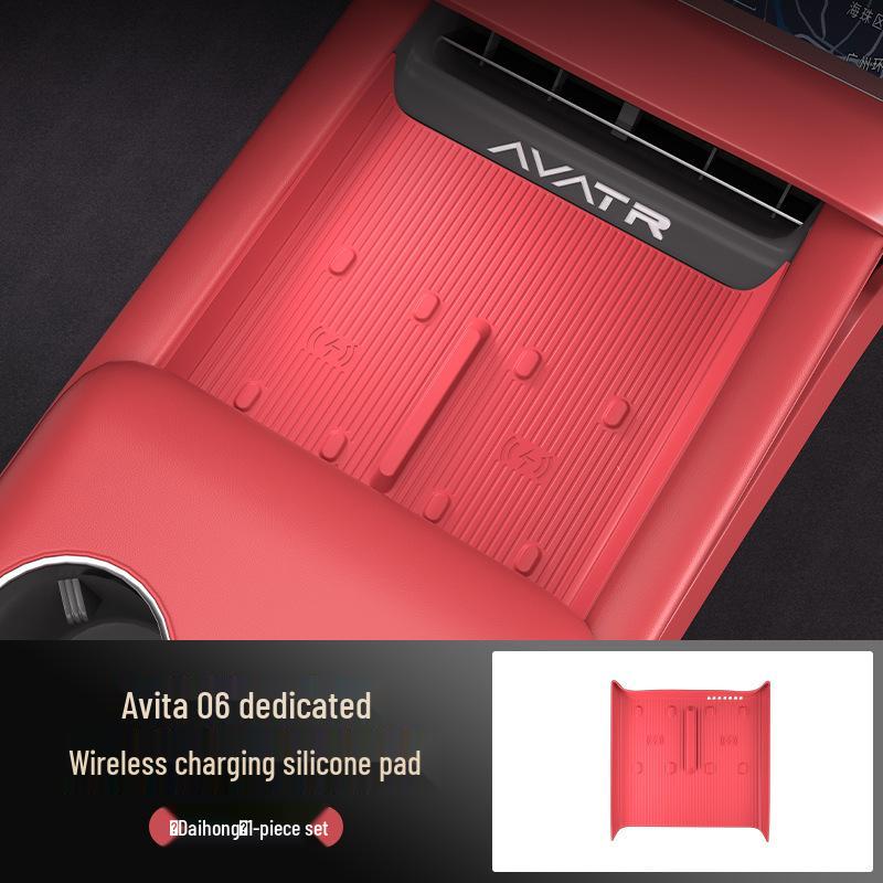 Silicone Protective Pad for Avatr 06 Wireless Charger - Original Car Color