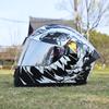 701-LVS-Motorcycle helmet, men's and women's dual mirror full helmet, four season couple motorcycle helmet