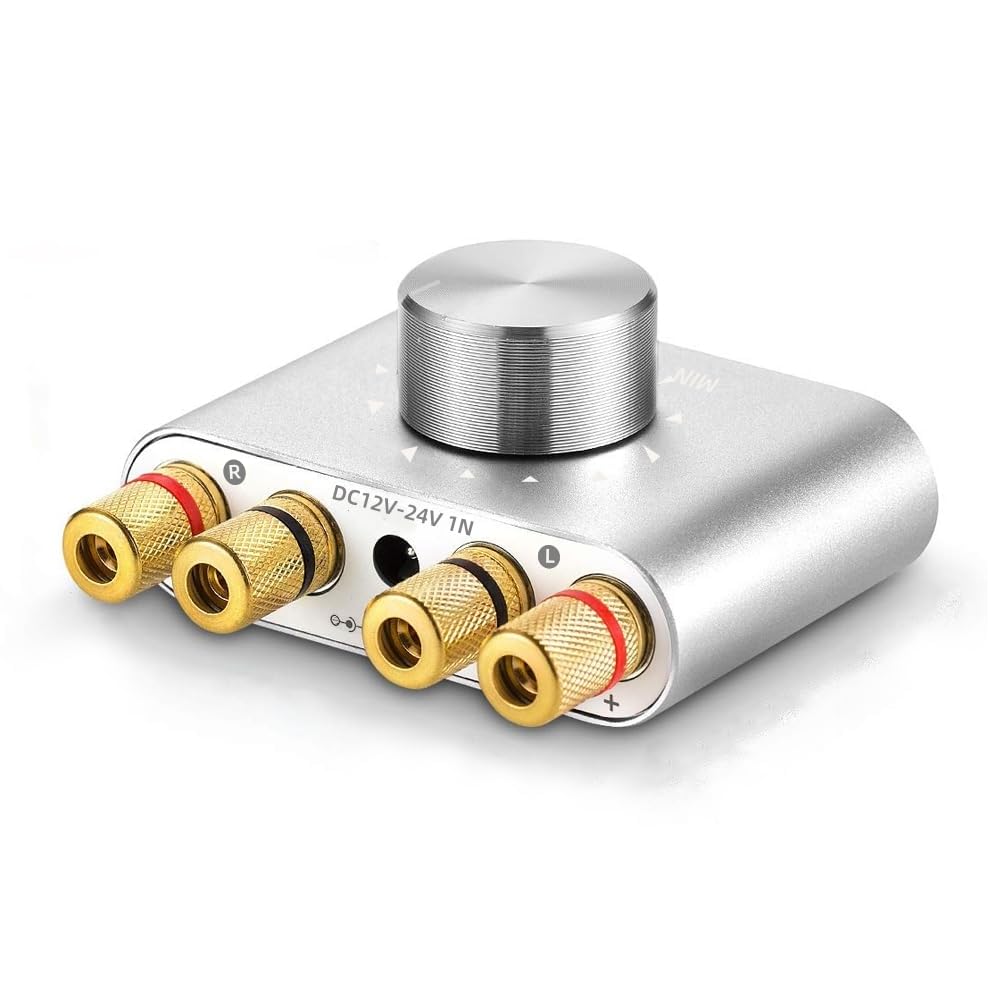 

Upgraded Bluetooth Amplifier ROTKUEIEE Stereo Speaker Power Amplifier Digital Amplifier Bass Amplifier Sound Quality 100W High Output Ultra Compact
