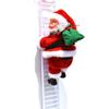 Electric Musical Climbing Santa & Reindeer Cart – Creative Christmas Decoration & Gift