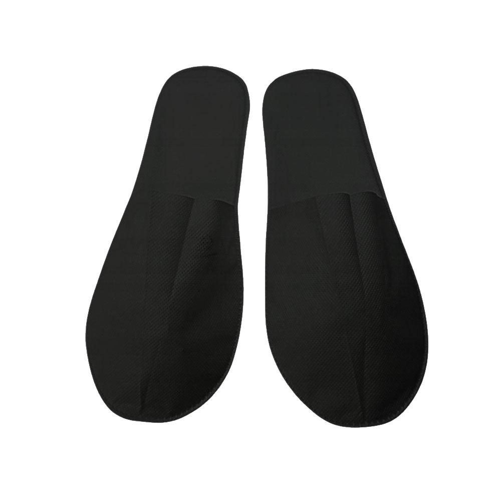 Schwarze Standard-Hotelslipper 50 Paar