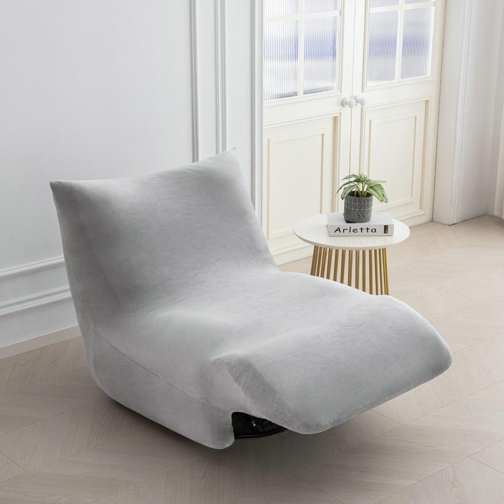 Coperture per Divano Basso Senza Braccioli in Velluto Elasticizzato Copertura Singola per Divano Copertura Protettiva Slipcover per Divano da Salotto Copertura Integrale per Soggiorno