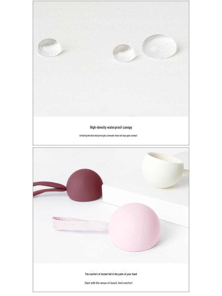 Women's Dual-Use Mini Umbrella: Compact Five-Fold Design, Thickened Fabric, Black Glue for UV Protection, Custom Logo Option