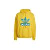 adidas Felpa Originals con Logo Big Trefoil da Uomo Felpa Giallo Solare H36281