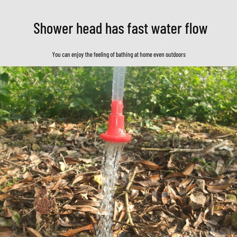 Shangkaojia Przenożna torba prysznicowa kempingowa 20L z podgrzewaniem słonecznym