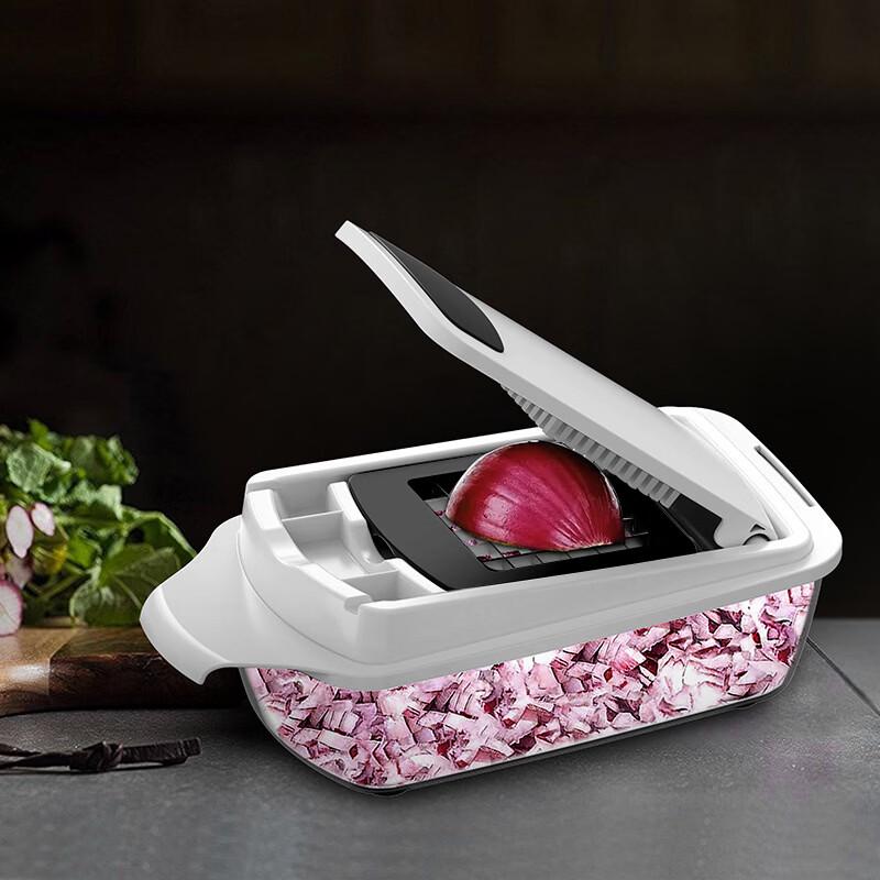 Multi-functional Press Vegetable Chopper & Dicer
