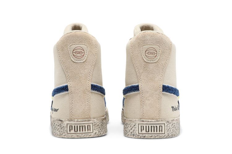 Men's Sneakers Puma Clyde Mid Black Fives Beige/Navy/Black