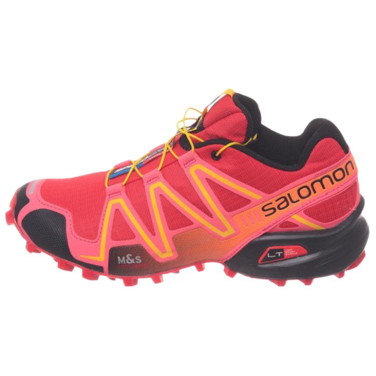 SALOMON Speedcross 3 Comfortable Soft Low-Top Running Shoes Women Sneakers Red 379059