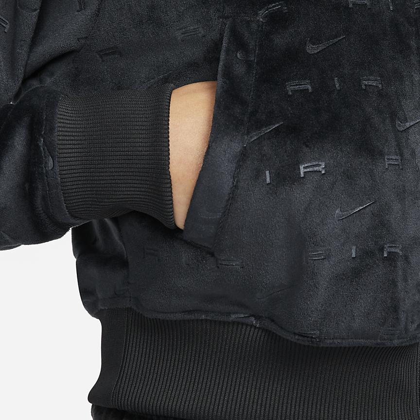 Nike Casual Loose Short Jacket Women Jackets Black DD5450-010