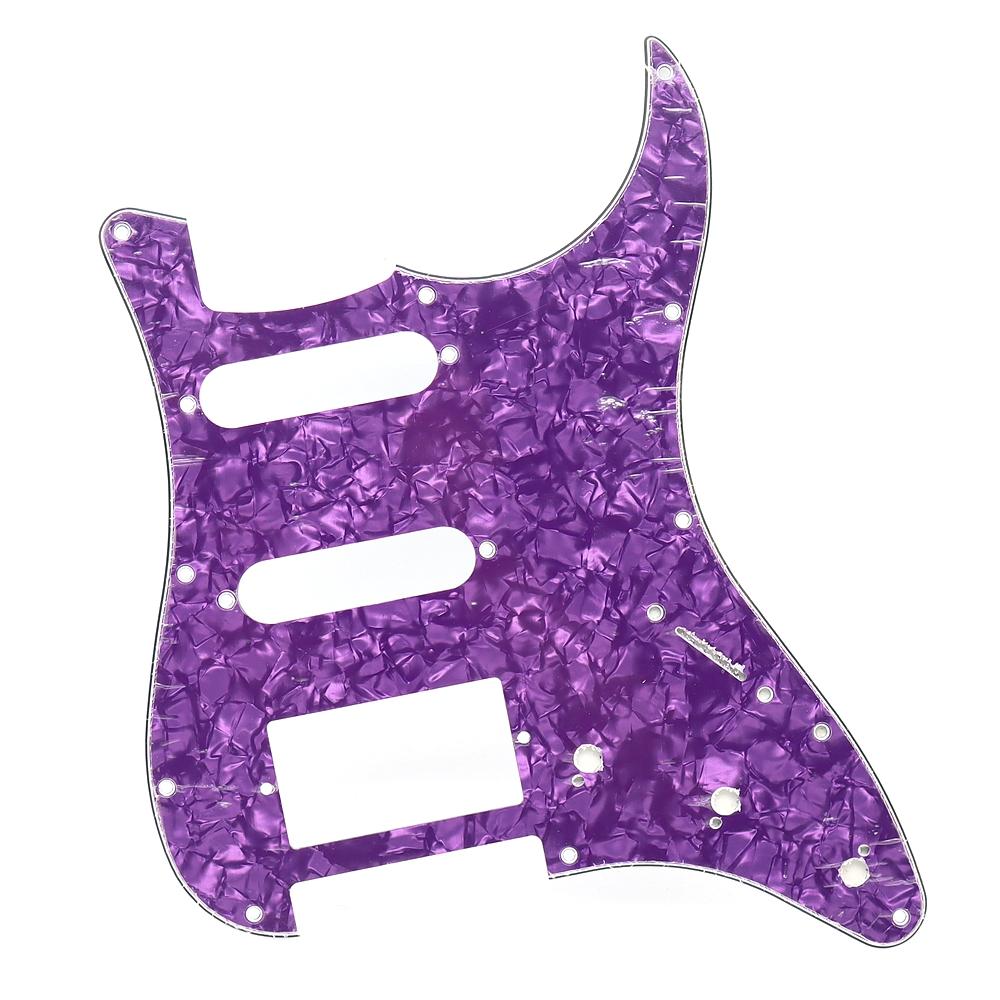 1pcs Electric GuitarPickguard PVC 3Ply SSH Pickguard Guitar Scratch Plate With Screw for ST Guitar