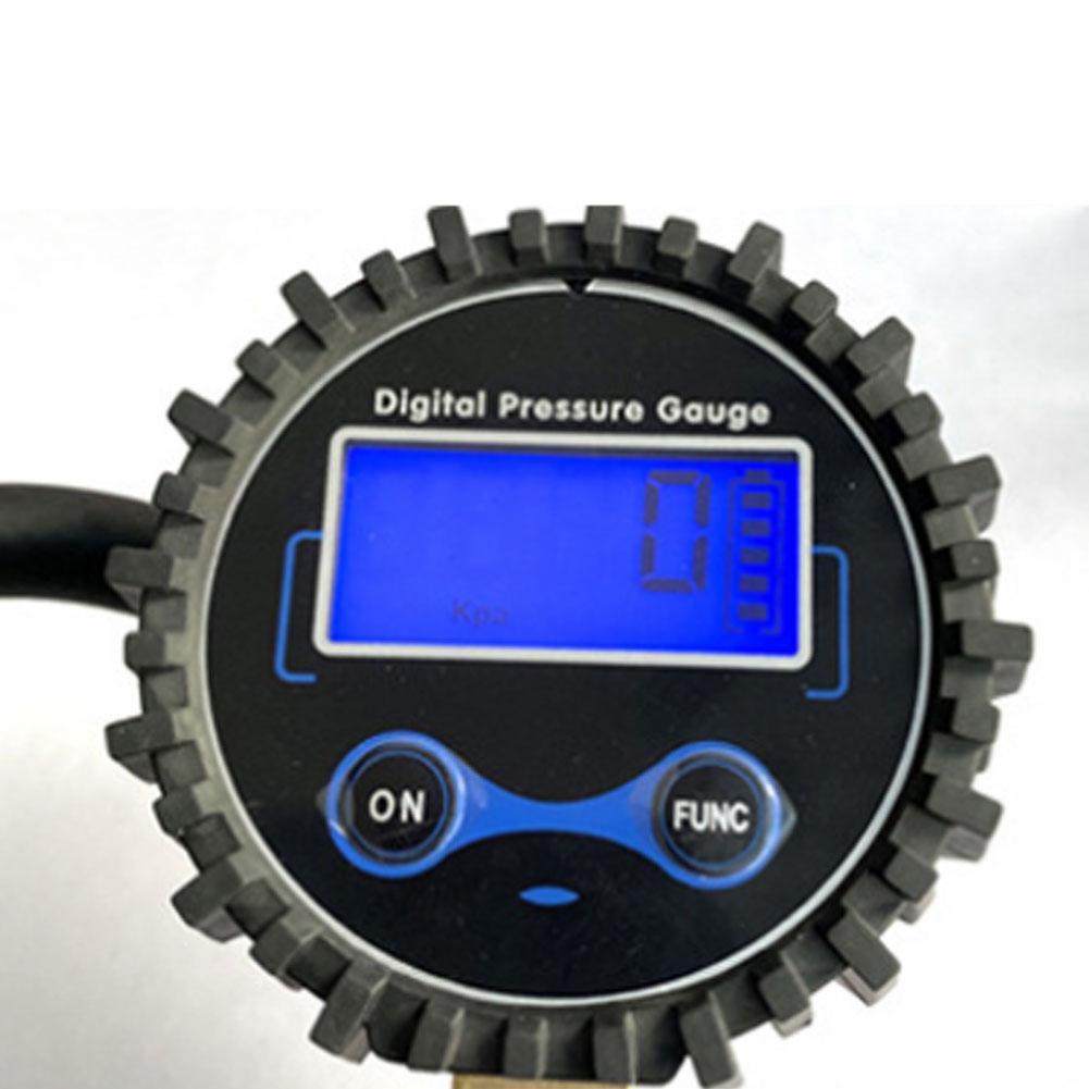 Car Digital Tire Inflator With Pressure Gauge 200 Psi Air Chuck High-precision Tire Inflation Meter