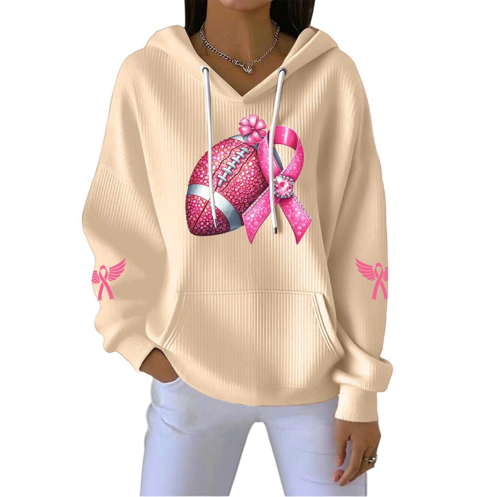 Women's Fashion CasualAngel Printed Pullover Sports Long Sleeve Sweatshirt