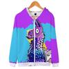 Fortnite Hoodie 3d Print Zipper Sweatshirts Battle Royal Cosplay Costume